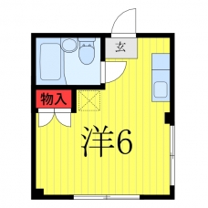 内野ハイツの間取り図