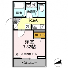 エスポワール'17の間取り図