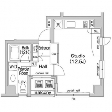 コンフォリア池袋の間取り図