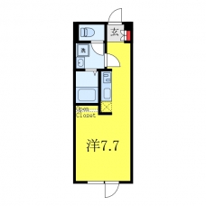 アトリオフラッツ西池袋の間取り図
