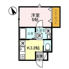 コーポSAKASHITAの間取り図
