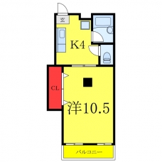 矢口ハイツの間取り図