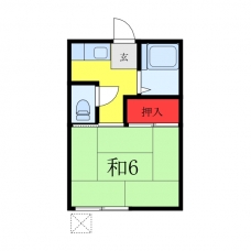 くるみ荘の間取り図