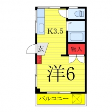 フナド　ハイツ　カマクラの間取り図