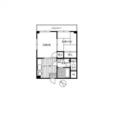 東山コーポの間取り図