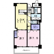ソーニ・ドゥ・オーロの間取り図