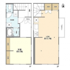 池袋本町１丁目住宅の間取り図