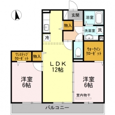 グランメールの間取り図