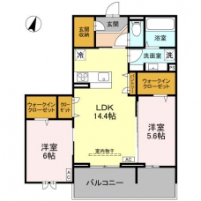 センカⅢの間取り図