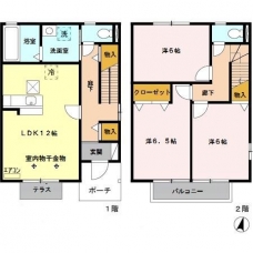 プリムローズ　Ⅳの間取り図