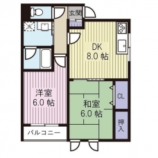 シャイン東川口第７の間取り図