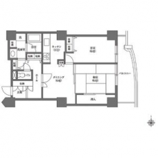 文京グリーンコートビュータワー本駒込の間取り図