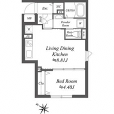 ＳＯＬＡＳＩＡ　ｒｅｓｉｄｅｎｃｅ南大塚の間取り図