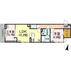 セレスティア興野の間取り図