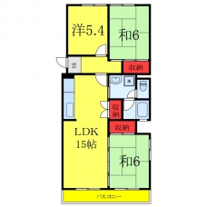 辻1丁目マンションの間取り図