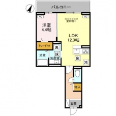 ノーブルヴィラ南浦和の間取り図