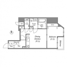 ＧＲＡＮ　ＰＡＳＥＯ本郷三丁目の間取り図