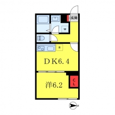 早稲田鶴巻町IMAハウスの間取り図