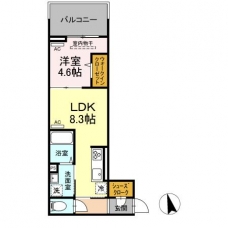 セレスティア高島平の間取り図