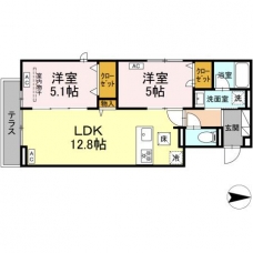 セレスティア西新井Ⅱの間取り図