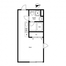 Ludens KAMI-ITABASHI E-st Ⅰの間取り図