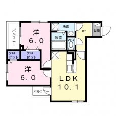 アリーサコート　セントの間取り図