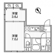 ラヴィエール滝野川の間取り図
