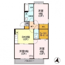 ジュネスの間取り図