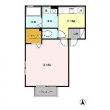 マノワールＭの間取り図