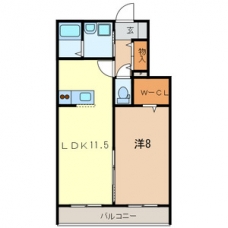 エバーグリーンの間取り図