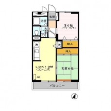 グローリアスハイツの間取り図