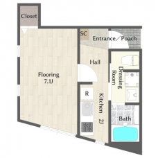 VILLETTA PLUMASの間取り図