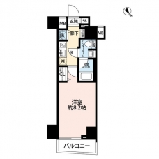 プレール・ドゥーク中板橋の間取り図