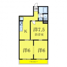 ウインザーハイム西川口の間取り図