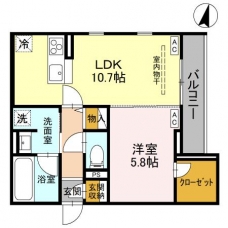 Noble raffiner北浦和の間取り図