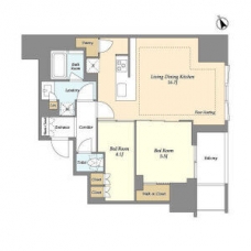 オアーゼ日暮里レジデンスの間取り図