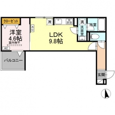 セレスティア徳丸　Aの間取り図
