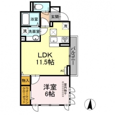 アンジュール氷川台の間取り図