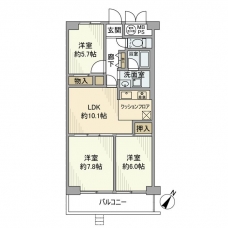 イトーピア西浦和の間取り図