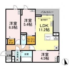 セレスティア下石神井の間取り図