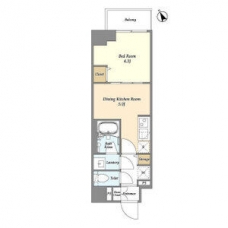 グランカーサ江戸川橋の間取り図