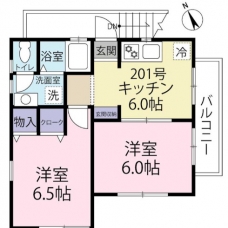 シュティーア千川の間取り図