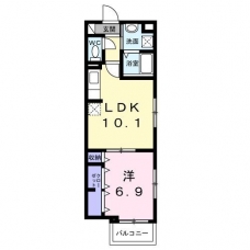 アリーサコート　セントの間取り図