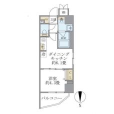 プラティーク目白の間取り図