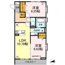 エルサンテの間取り図