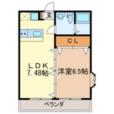 オリーブステージＢ棟の間取り図