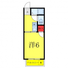 コーポリトルアイの間取り図