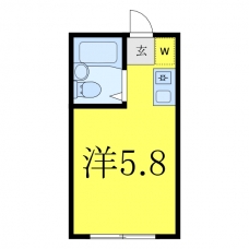 ノースコート赤塚Ⅶの間取り図