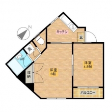 ヴィレッジ高松の間取り図