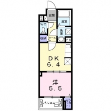クレッセントの間取り図